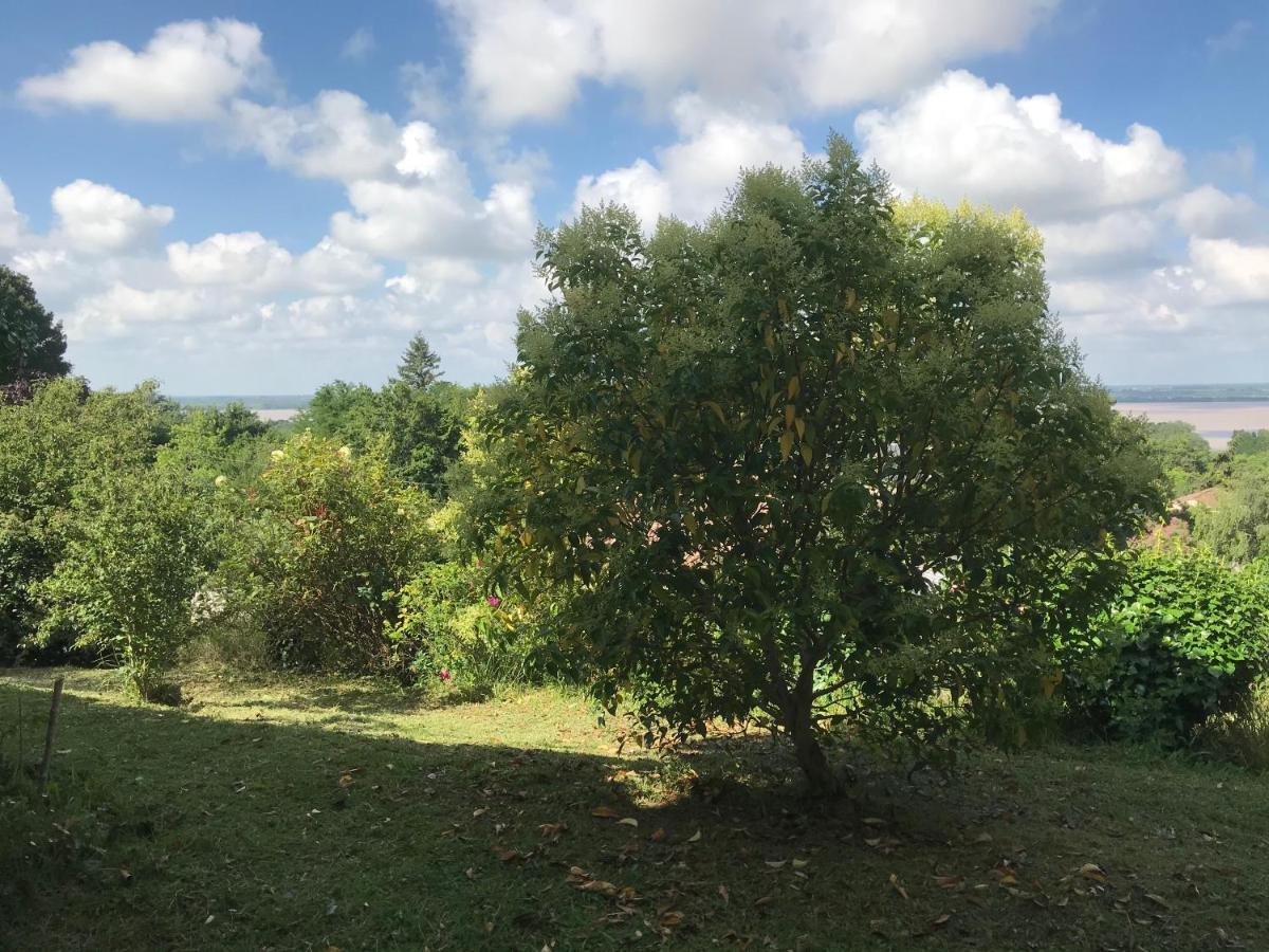 Appartement Avec Vue Panoramique Sur L'Estuaire De La Gironde Plassac  Buitenkant foto